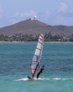 Sailboarding Royalty Free Stock Photo